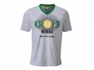 Kibicuj z nami - koszulki i spodenki, odzież z logo Brasil - Fifa puchar Lidl oferty z gazetki od poniedziałku 9 czerwca 2014