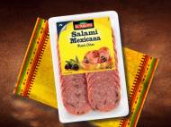 Salami w stylu meksykańskim , cena 2,99 PLN za 80 g/1 opak., ...