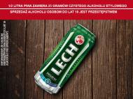 Lech Premium , cena 2,00 PLN za 500 ml/1 pusz., 1 l=4,98 PLN. ...