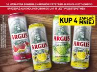 Argus Piwo , cena 1,00 PLN za 500 ml/1 pusz., 1 l=2,98 PLN. ...