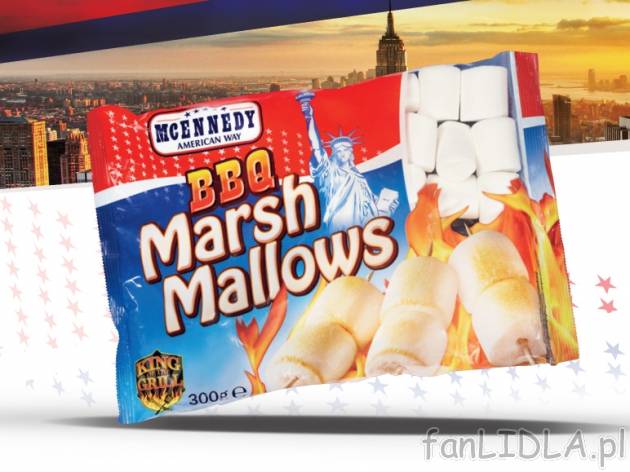 Pianki marshmallows , cena 4,49 PLN za 300 g, 1kg=14,97 PLN. 
- SŁODKIE PIANKI ...