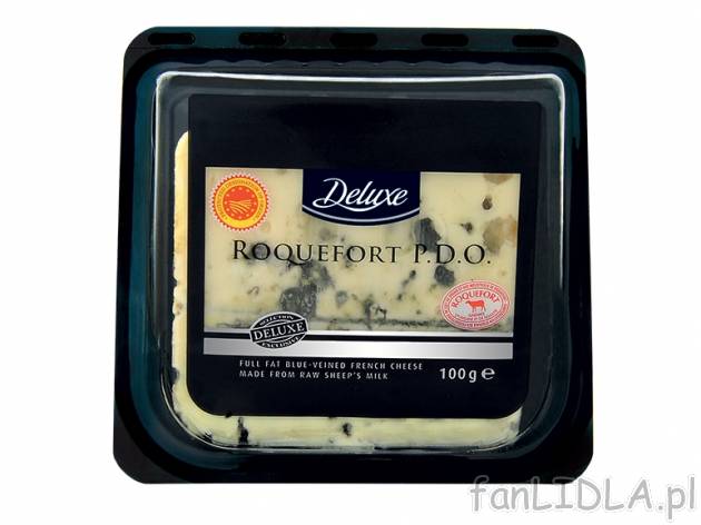 Ser Roquefort , cena 8,99 PLN za 100 g/1 opak., 100 g=8,99 PLN. 
Wyjątkowy ser ...