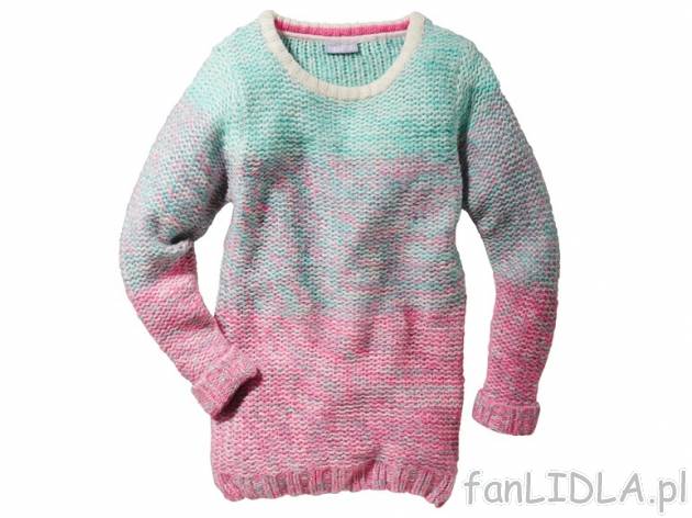 Sweter dziewczęcy Pepperts, cena 39,99 PLN za 1 szt. 
- 2 wzory 
- rozmiary: ...