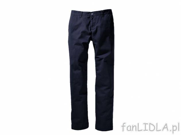 Spodnie z twillu Livergy, cena 39,99 PLN za 1 para 
- materiał: 100% bawełna 
- ...