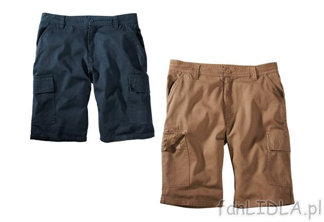 Spodnie bermudy Livergy, cena 37,99 PLN za 1 para 
- z odpornego twillu 
- z praktycznymi ...