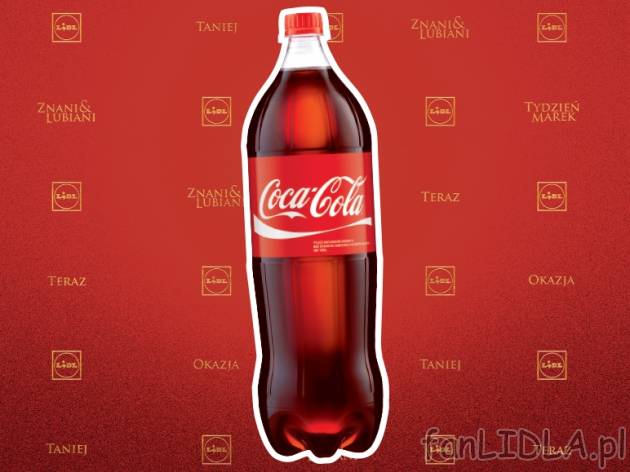 Coca-Cola Napój gazowany , cena 4,49 PLN za 2L/1 opak., 1L=2,25 PLN.