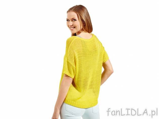 Ażurowy sweter Esmara, cena 33,00 PLN za 1 szt. 
- 6 kolorów do wyboru 
- rozmiary: ...