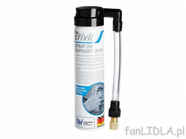 Spray do naprawy opon 75 ml , cena 9,99 PLN za 1 szt. 
- do wentyli i opon rowerowych ...