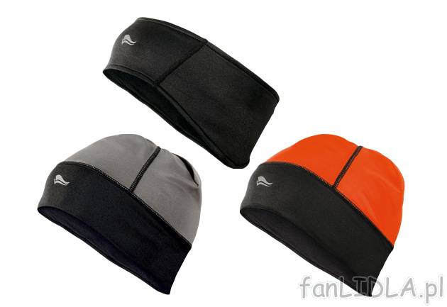 Funkcyjna opaska na czoło lub czapka funkcyjna Crivit Sports, cena 13,99 PLN za ...