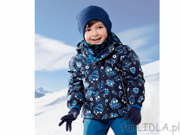 Dziecięca kurtka narciarska Lupilu, cena 55,00 PLN za 1 szt. 
- chłopięca: 3 ...