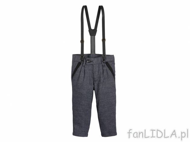Eleganckie spodnie z szelkami, cena 29,99 PLN za 1 para 
- rozmiary: 86-116
- ...
