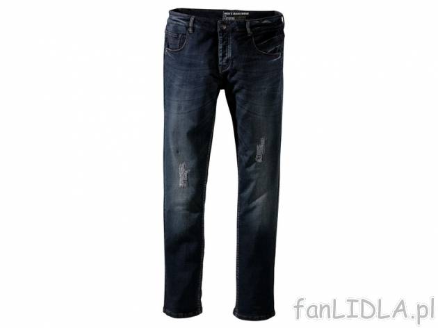 Spodnie Livergy, cena 39,99 PLN za 1 para 
- 98% bawełna, 2% elastan 8 wzor&oacute;w ...