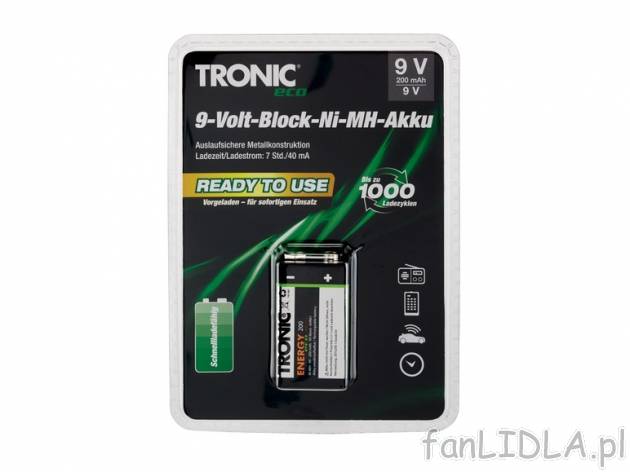 Baterie Tronic, cena 16,99 PLN za 1 opak. 
-      różne rodzaje