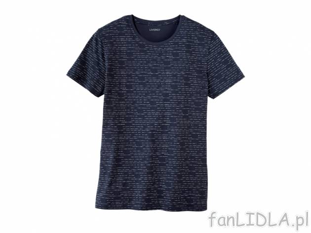 T-shirt Livergy, cena 19,99 PLN za 1 szt. 
-      3 wzory   
-      rozmiary: M-XL