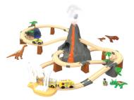 PLAYTIVE® Zestaw do zabawy park dinozaurów z drewniany… ...