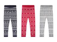 LUPILU® Legginsy świateczne z dzianiny dziewczęce, 1 para ...