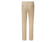 LIVERGY® Spodnie chino męskie z bawełną, slim Livergy , ...