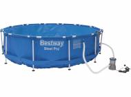 Basen stelażowy Bestway Steel Pro , cena 499,00 PLN 
- konstrukcja ...