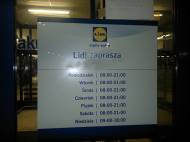 Godziny otwarcia sklepów LIDL to 
<b>poniedziałek-sobota</b> ...