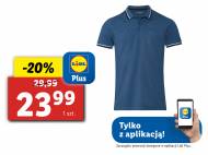 Koszulka męska polo Livergy, cena 29,99 PLN 
- 90% bawełny, ...
