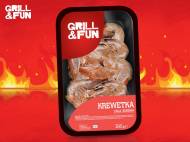 Krewetki , cena 10,99 PLN za 200 g, 100g=5,50 PLN. 
- Surowe, ...