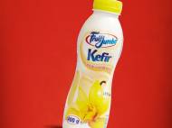 Kefir owocowy , cena 1,55 PLN za 400 g, 1kg=3,88 PLN. 
- WYŚMIENITY ...
