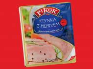 Szynka gotowana z pieprzem , cena 5,19 PLN za 150 g, 100g=3,46 PLN.