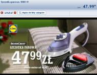 Szczotka parowa 1000 W 47,99PLN. - stopa pokryta powłoką zapobiegającą ...