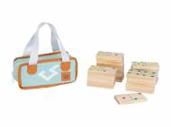 Zestaw do gry w domino Playtive, cena 44,99 PLN 
- z naturalnego ...