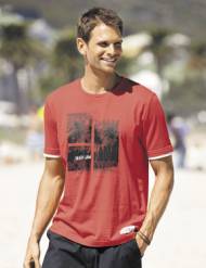 T-shirt męski cena 21,99PLN
- z miękkiego, przylegającego ...