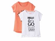 Koszulki dziewczęce, 2 szt. , cena 19,99 PLN. T-shirty dla ...
