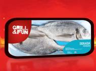 Świeża dorada patroszona , cena 2,59 PLN za 100 g 
- Ma delikatne ...