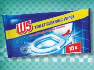 Chusteczki czyszczące do WC , cena 2,99 PLN za 15 szt.
