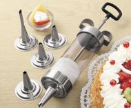 Komplet do dekorowania ciast - strzykawka na krem, cena 27,99PLN
- ...