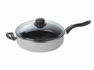 Patelnia aluminiowa 28 cm z pokrywką i uchwytem , cena 49,99 ...