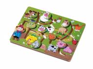 Drewniane puzzle i układanki , cena 19,99 PLN za 1 opak. 
- ...