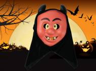 Maska na Halloween , cena 12,99 PLN za 1 szt., 1 szt, PLN. 
- ...