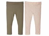 Legginsy niemowlęce, 2 pary* , cena 6,50 PLN 
- 95% bawełna, ...