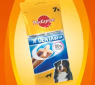 Denta stix , cena 9,99 PLN za 270 g/1 opak.
- Dla dużych psów.