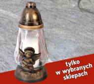 Znicz L13 szklany, cena 3,79PLN
- różne rodzaje
- czas palenia ...