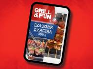 Szaszłyk z kaczką , cena 7,99 PLN za 390 g/1 opak., 1kg=20,49 ...