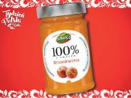Dżem Łowicz 100 % owoców , cena 4,99 PLN za 220 g/1 opak., ...