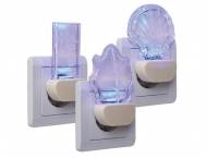 Nocna lampka LED Livarno Lux, cena 5,99 PLN za 1 szt. 
- z niebieską ...