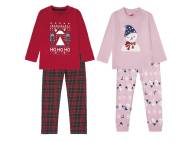 Moda Odzież dziecieca piżamy szlafroki dresy Lupilu Pepperts piżama bielizna kolekcja zimowa od 22 listopada 2021 LIDL gazetka oferta
