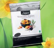 Chipsy warzywne , cena 5,99 PLN za 100g/1 opak. 
- mieszanka ...
