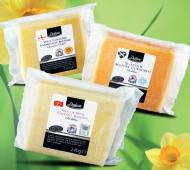 Cheddar , cena 6,66 PLN za 240g/1 opak. 
- sery twarde, dojrzewające, ...