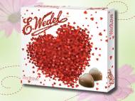 Praliny Wedlove , cena 9,00 PLN za 117 g/1 opak., 100 g=8,54 PLN.
