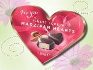 Serca marcepanowe , cena 12,00 PLN za 150 g/1 opak., 100 g=8,66 ...