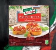 Bruschetta , cena 8,99 PLN za 342 g/1 opak. 
- Z pomidorami, ...