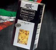 Makaron , cena 4,44 PLN za 500 g/1 opak. 
- Lumaconi, Ruote ...